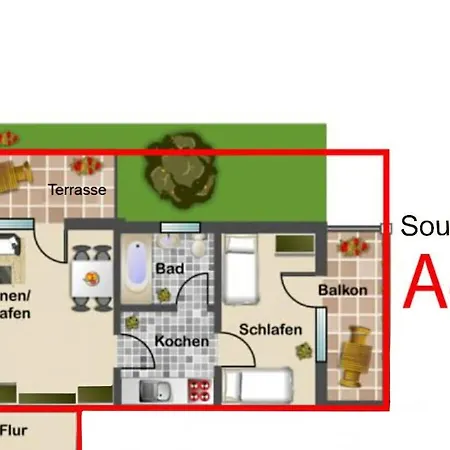 With 1 Bedroom 度假居 *