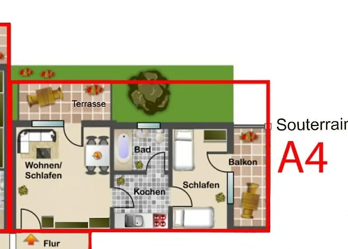 With 1 Bedroom 펜션 *